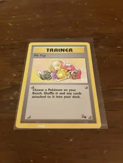 Pokemon TCG Mr. Fuji 58/62 Fossil-Unlimited Edition Regular - Image 1