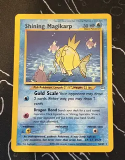 2001 Neo Revelation Shining Magikarp 66/64 Rare Holo Pokemon English - Image 1