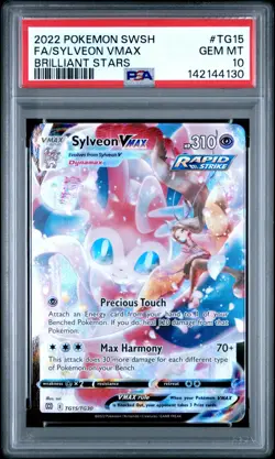 Pokemon Sylveon VMAX #TG15 - Brilliant Stars 2022 English - PSA 10 GEM MINT - Image 3