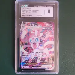 Pokemon Sylveon VMAX Eevee Heroes Triple Rare Holo 041/069 Japanese HP310 - Image 1