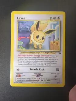 Eevee - Pokemon TCG - 38/75 - Neo Discovery - Regular - Lightly Played LP - Image 1