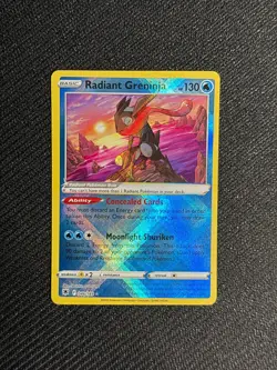 Radiant Greninja 046/189 Radiant Rare Astral Radiance Pokemon Near Mint - Image 2