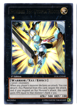 Number 39: Utopia Roots LVAL-EN048 Rare Legacy of the Valiant Unlimited NM - Image 1