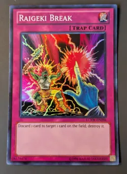 Raigeki Break LCYW-EN286 Super Rare Yu-Gi-Oh! NM - Image 1