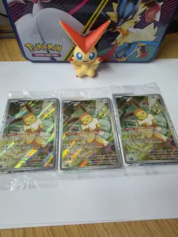 x3 Pokemon TCG Eevee Prismatic Evolution Promo Card 173 Sealed x3 - Image 1