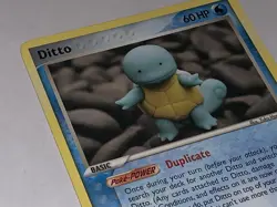 Rare 2005 Ditto Squirtle 64/113 Pokemon Trading Card - Image 5