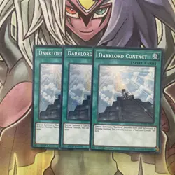 DESO-EN035 x3 Darklord Contact Secret Rare Excellent Condition Yugioh - Image 1
