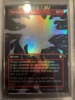 The Last Agni Kai - MtG Avatar Last Airbender Borderless Foil Card #0314 PSA 10! - Image 3