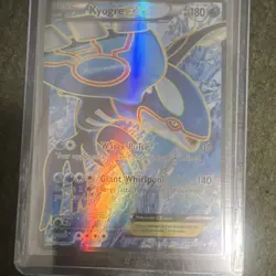 Pokemon Kyogre EX Full Art Ultra Rare Holo 148/160 XY Primal Clash Card - Image 1