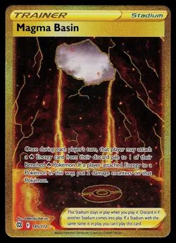 Pokemon Card - Magma Basin Brilliant Stars 185/172 Secret Rare - Image 1