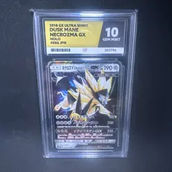 ACE 10 - Dusk Mane Necrozma GX 086/150 Pokemon Card Japanese SM8b Ultra Shiny GX - Image 1