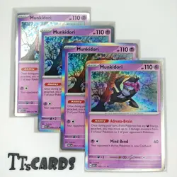 Munkidori 099/217 x4 Playset 4x Pokemon TCG ME Ascended Heroes ASC - 4 Card Set - Image 1