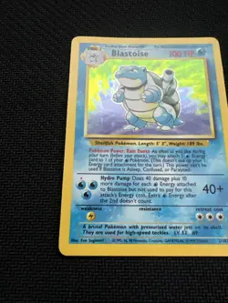 Blastoise Holo Rare 2/102 Base Set Vintage WOTC Pokemon Card - Image 5