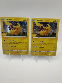 Lot Of Two MINT 2020 pikachu Tail Whip Pokemon Card - Image 1