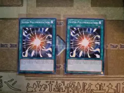 YUGIOH TCG 2X SUPER POLYMERIZATION SDSH-EN026 COMMON 1ST EDITION NM - Image 1