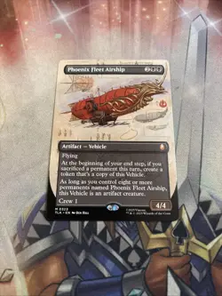 Phoenix Fleet Airship (Borderless) Avatar 323 NEAR MINT TLA Magic MTG - Image 1