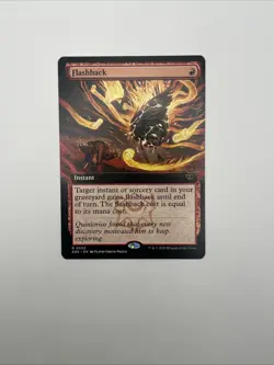 FLASHBACK (EXTENDED ART) Secrets Of Strixhaven SOS Magic MTG #333 - Image 1