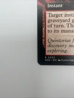 FLASHBACK (EXTENDED ART) Secrets Of Strixhaven SOS Magic MTG #333 - Image 5