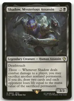 Shadow, Mysterious Assassin 50 R Commander: FINAL FANTASY Near Mint - Image 1