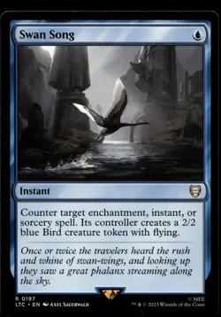 Swan Song #197 MTG Lord of the Rings NM X1 - Image 1