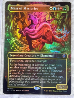 Mass of Mysteries Borderless Foil MTG Lorwyn NM X1 - Image 1
