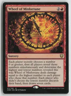Wheel of Misfortune Lightly Played 211 Commander Legends MTG - Image 1