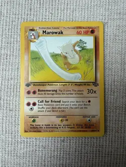 Marowak Uncommon 1st Edition Jungle 39/64 Pokemon - Image 1