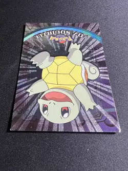 Squirtle #07 Black Logo Topps TV Animation Edition Holo Pokemon Card - Image 5