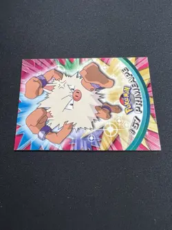 Primeape #57 1999 Topps Series 1 Pokemon Black Logo TV Animation Edition - Image 4