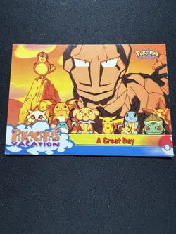 Pokemon TCG A Great Day Pokemon Topps Pikachu's Vacation 58 - Image 1