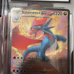 Pokemon TCG Salamence EX 187/159 Special Illustration Rare JT CGC 9 Mint 🔥 - Image 3