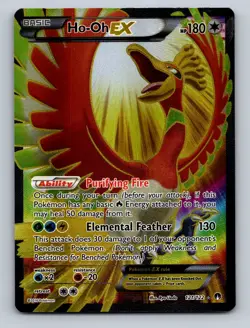 Pokemon TCG Ho-Oh EX (Full Art) Holo Ultra Rare XY - BREAKpoint 121/122 - Image 1