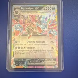 Pokemon Hydreigon ex Sv08: Surging Sparks 119/191 Double Rare Holo 330 HP - Image 1
