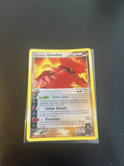 Pokemon TCG Team Magma's Groudon 9/95 EX Team Magma vs Team Aqua Holo Rare NM+ - Image 1