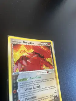 Pokemon TCG Team Magma's Groudon 9/95 EX Team Magma vs Team Aqua Holo Rare NM+ - Image 2