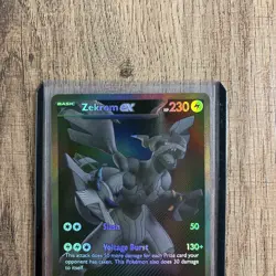 Pokemon TCG Zekrom ex Black Bolt 172/086 Secret Black Rare 2025 NM - Image 2
