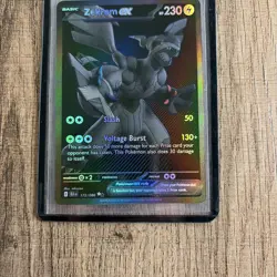 Pokemon TCG Zekrom ex Black Bolt 172/086 Secret Black Rare 2025 NM - Image 3