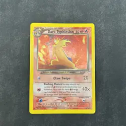 Pokemon TCG Dark Typhlosion Neo Destiny 10/105 Holo Rare Unlimited - Image 1