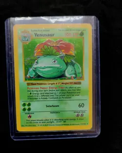 Venusaur Base Set Shadowless Holo 15/102 Pokemon TGC 1999 Vintage Rare - Image 1