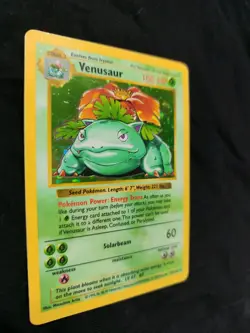 Venusaur Base Set Shadowless Holo 15/102 Pokemon TGC 1999 Vintage Rare - Image 5