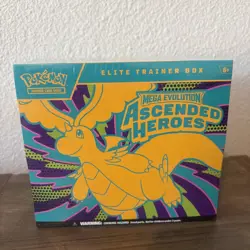 Pokemon TCG Mega Evolution Ascended Heroes Elite Trainer Box ETB Factory Sealed - Image 1