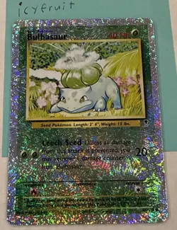 Pokemon Bulbasaur 68/110 Legendary Collection Reverse Holo Trading Card - Image 1