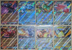 Pokemon TCG Mixed EX Lot Of 8 ex Holo Double Rares NM Blastoise, Noivern, & more - Image 1