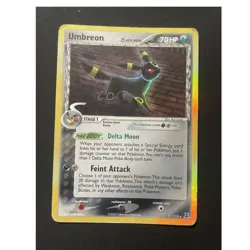 Pokemon TCG Umbreon Delta Species Reverse Holo Rare 17/113 70 HP Stage 1 Eng - Image 1