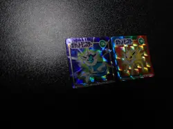 Pokemon GB Pocket Mini Card Prism Holo x2 Vaporeon Jolteon #5747 PLAY - Image 2