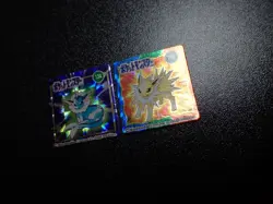 Pokemon GB Pocket Mini Card Prism Holo x2 Vaporeon Jolteon #5747 PLAY - Image 3