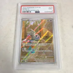 Mimikyu #075 2024 Pokemon TCG SV Promo Holo English PSA 9 The Pokemon Company - Image 1