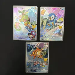 Pokemon TCG First Partner Illustration Series 1 Gen 4 Sinnoh Starters (C) - Image 3