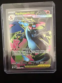 Mega Charizard X Ex Pokemon English #109/094 Ultra Rare Phantasmal Flames - Image 1