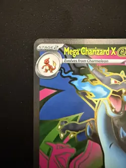 Mega Charizard X Ex Pokemon English #109/094 Ultra Rare Phantasmal Flames - Image 4